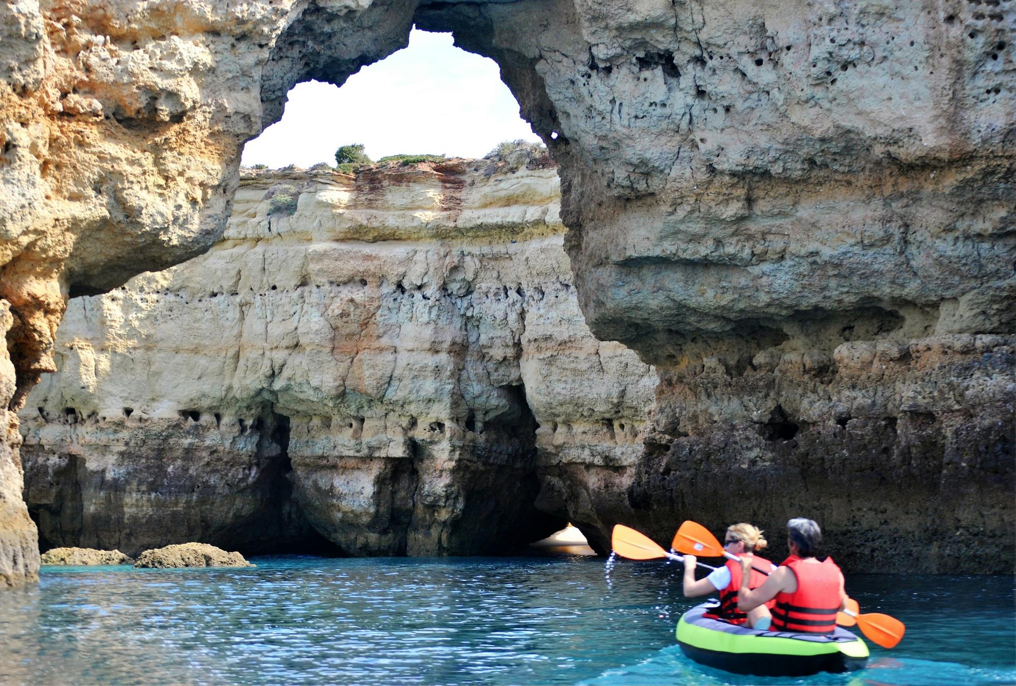Kayak guided tour of the Benagil Caves