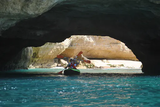 Kayak guided tour of the Benagil Caves