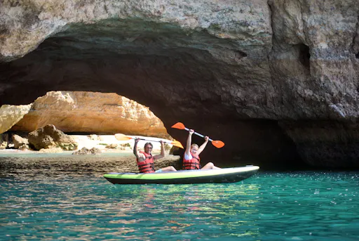 Kayak guided tour of the Benagil Caves