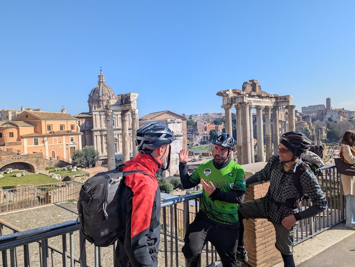 Rondleiding door het centrum vanaf Rome per E-bike