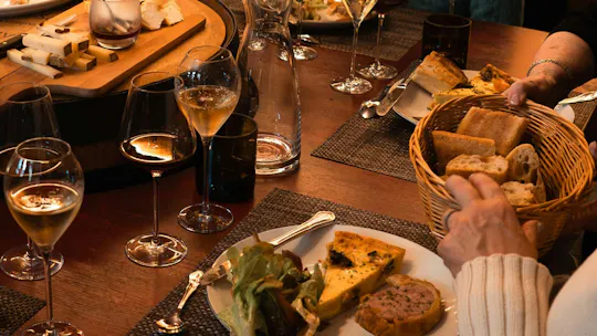 Degustacja szampana i kolacja w Clos Corbier