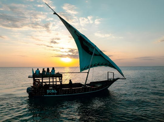 Zanzibar north coast sunset dhow cruise