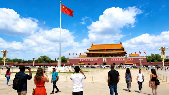 Registration service for Tiananmen Square in Beijing