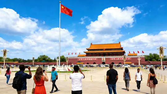 Service d'inscription pour la place Tiananmen à Pékin