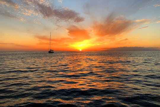 Tenerife adults-only catamarantocht bij zonsondergang