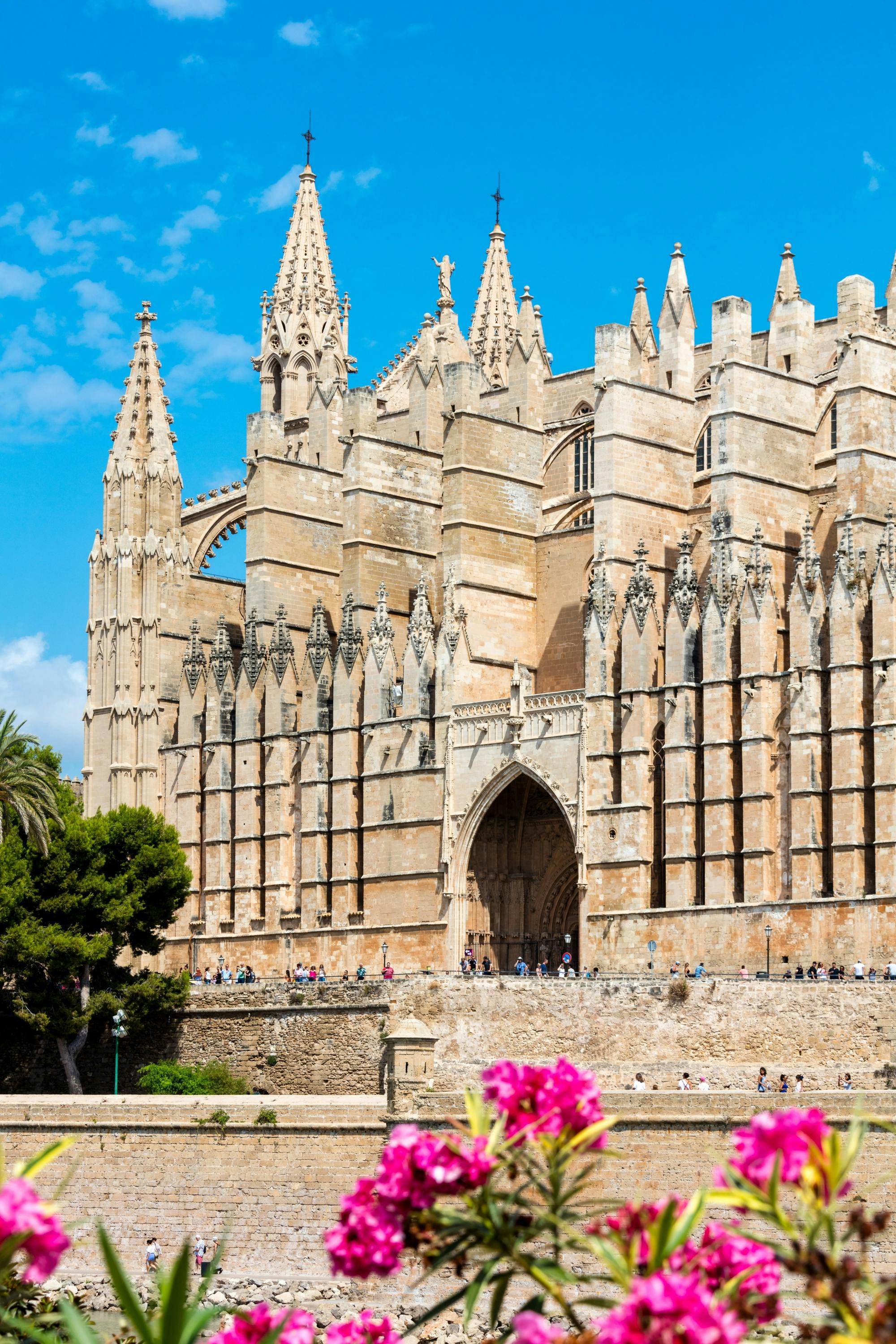 Entrance to Palma Cathedral La Seu