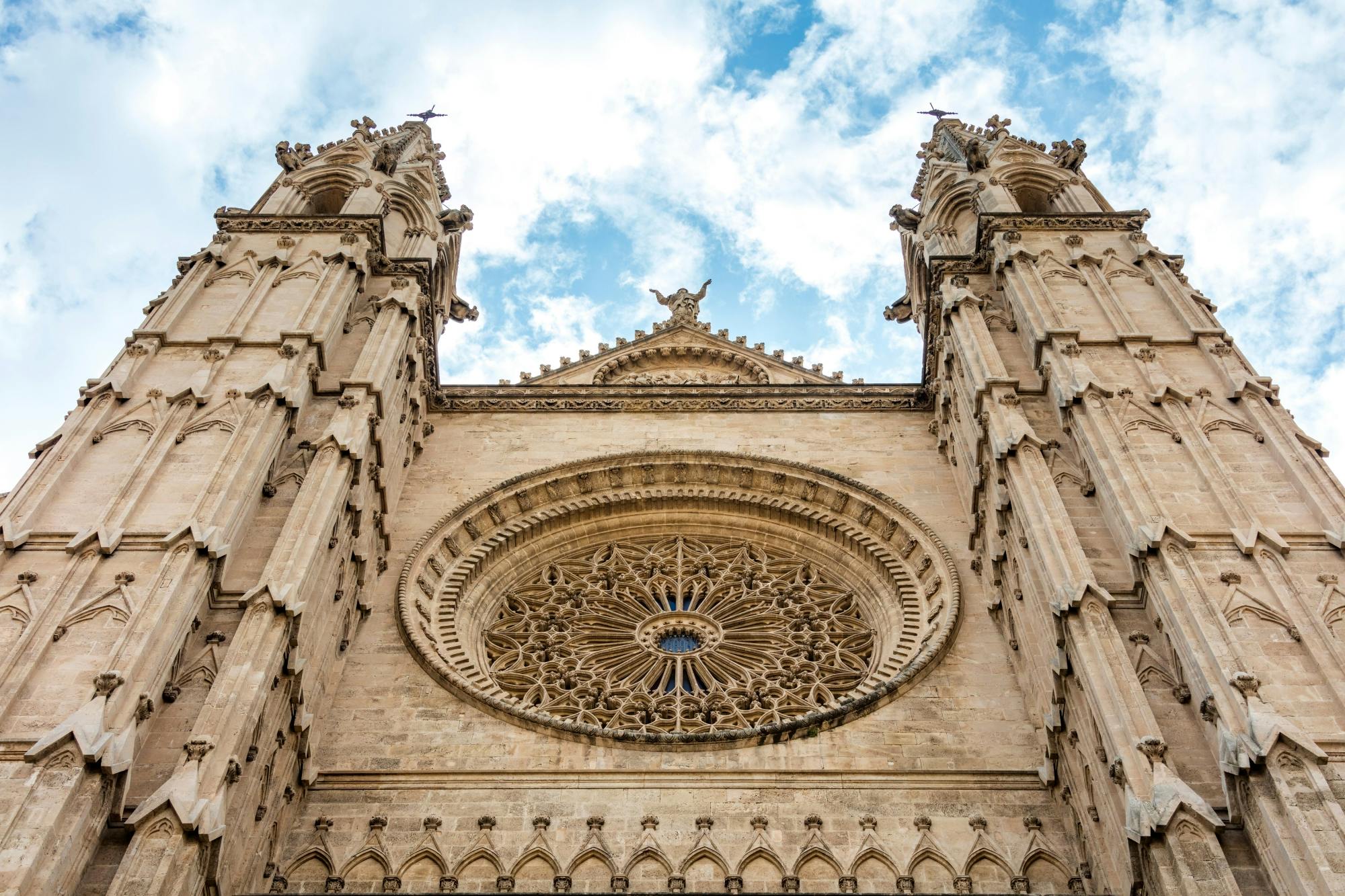 Entrance to Palma Cathedral La Seu