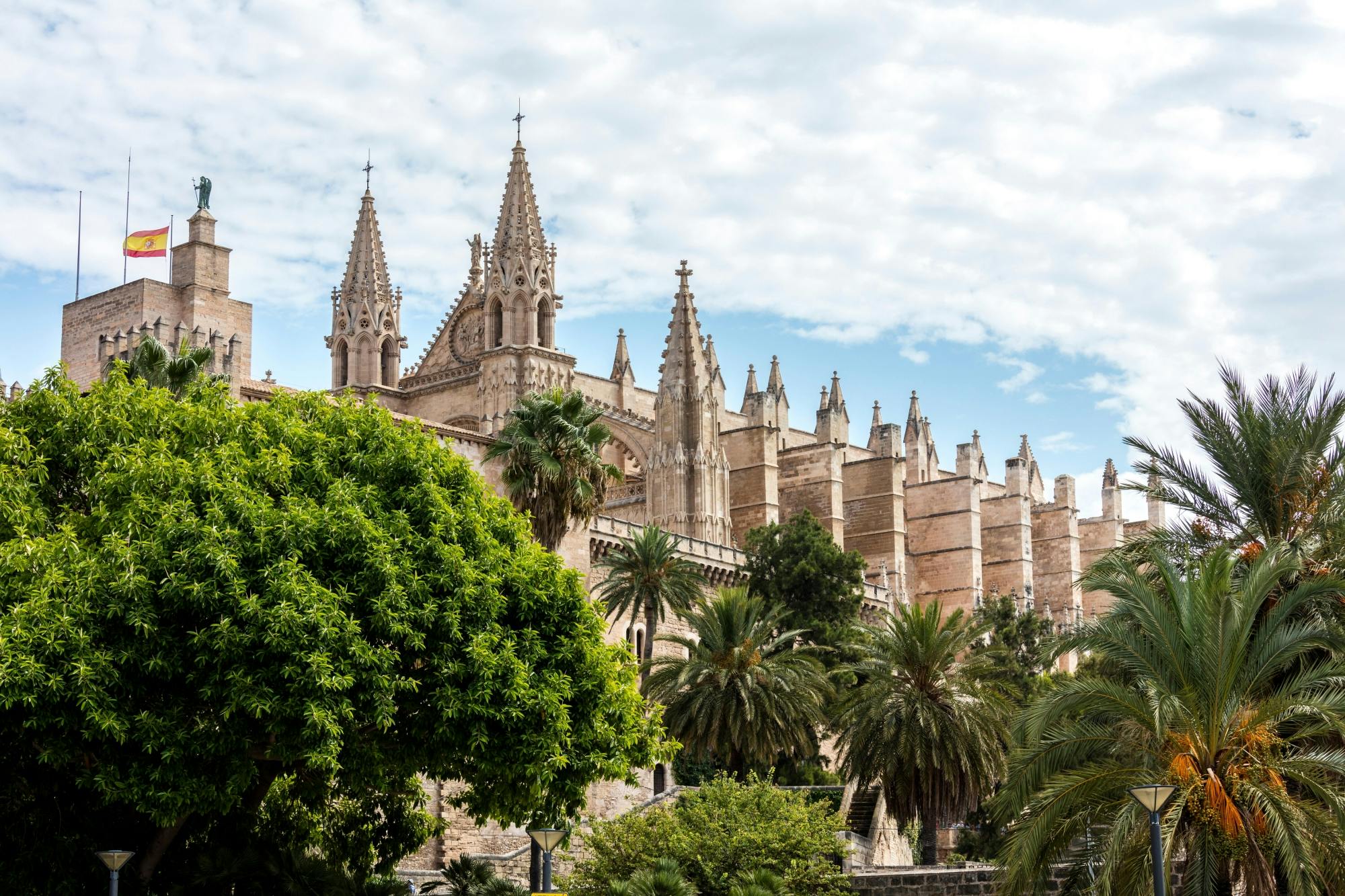 Entrance to Palma Cathedral La Seu
