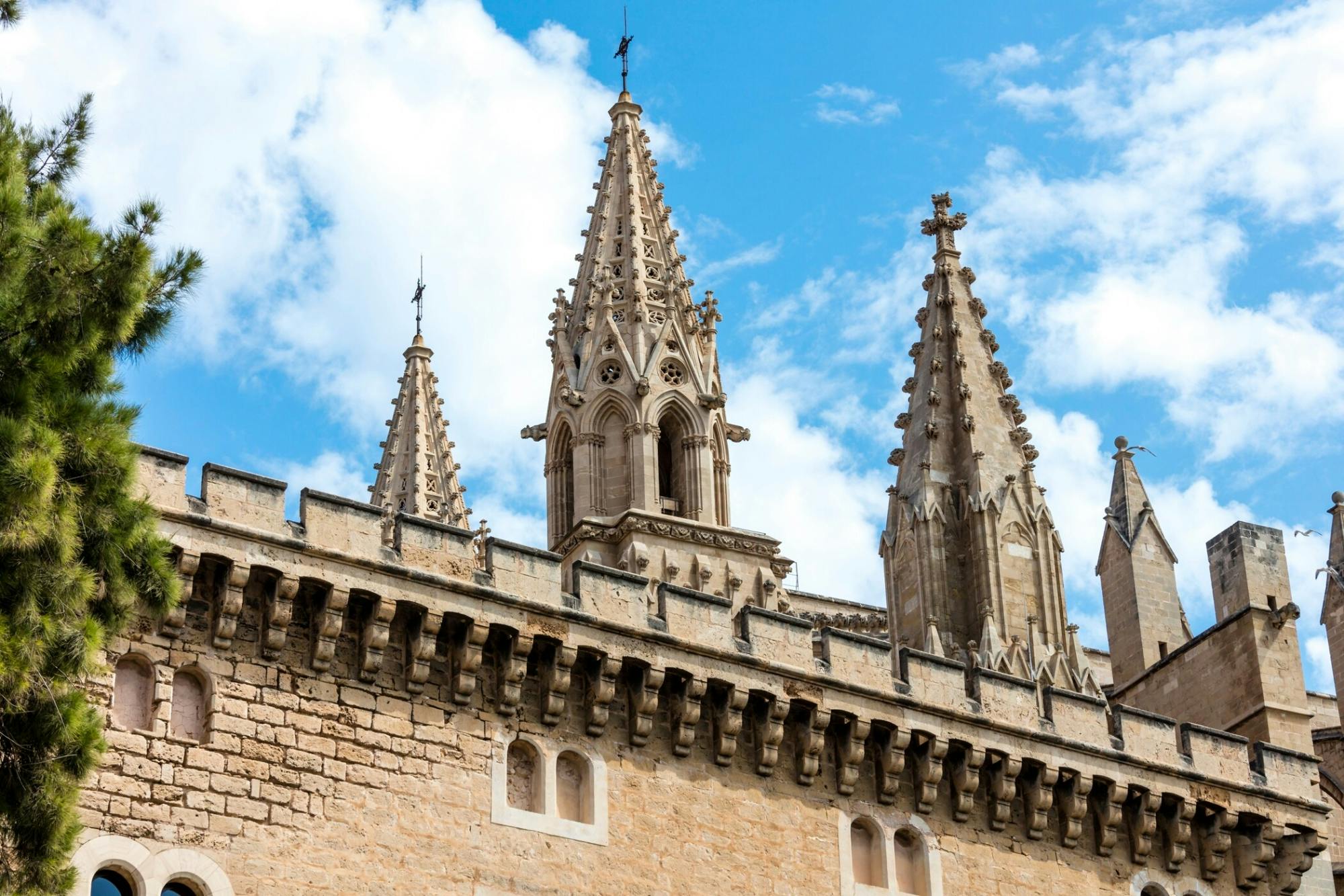 Entrance to Palma Cathedral La Seu