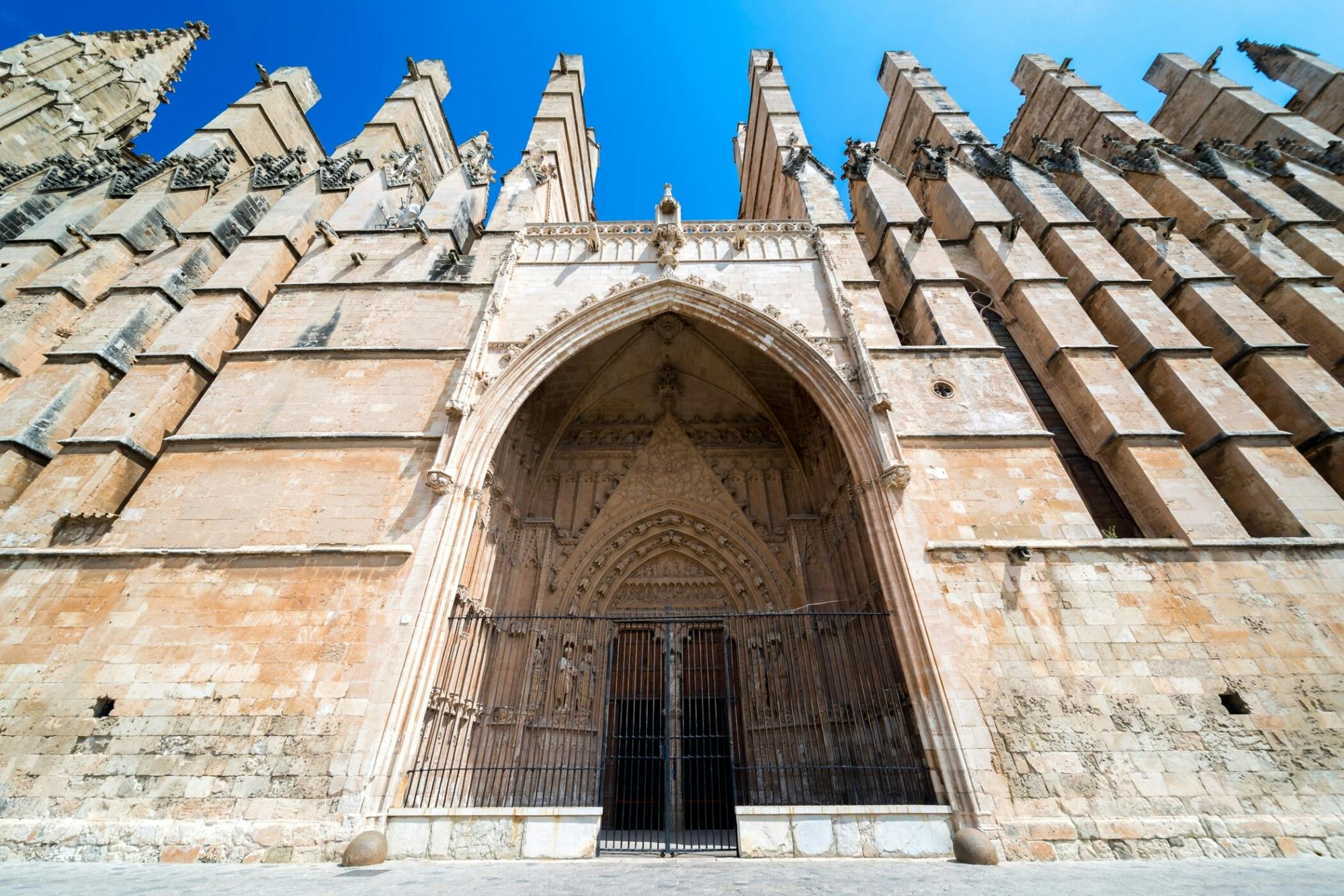 Entrance to Palma Cathedral La Seu