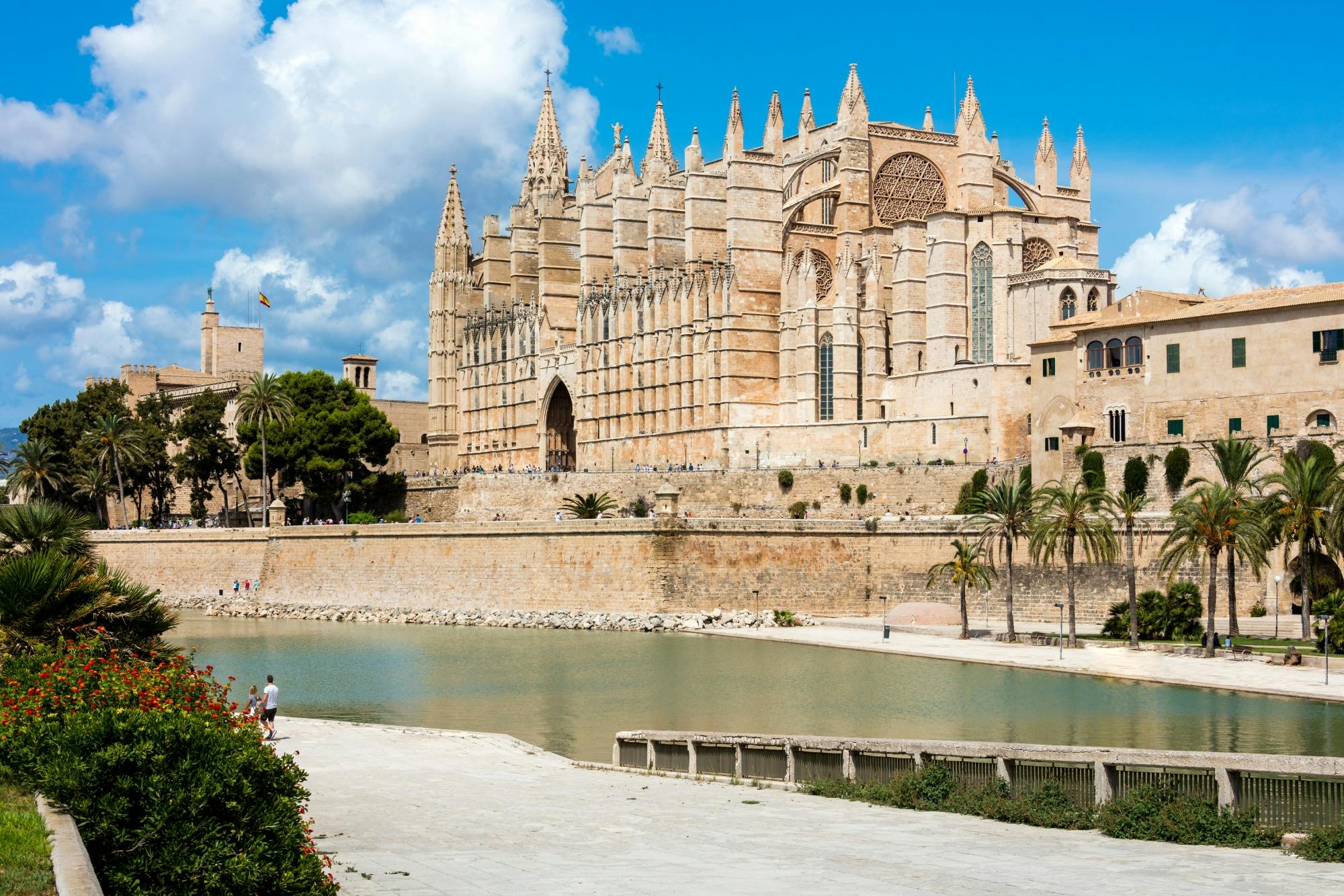 Entrance to Palma Cathedral La Seu