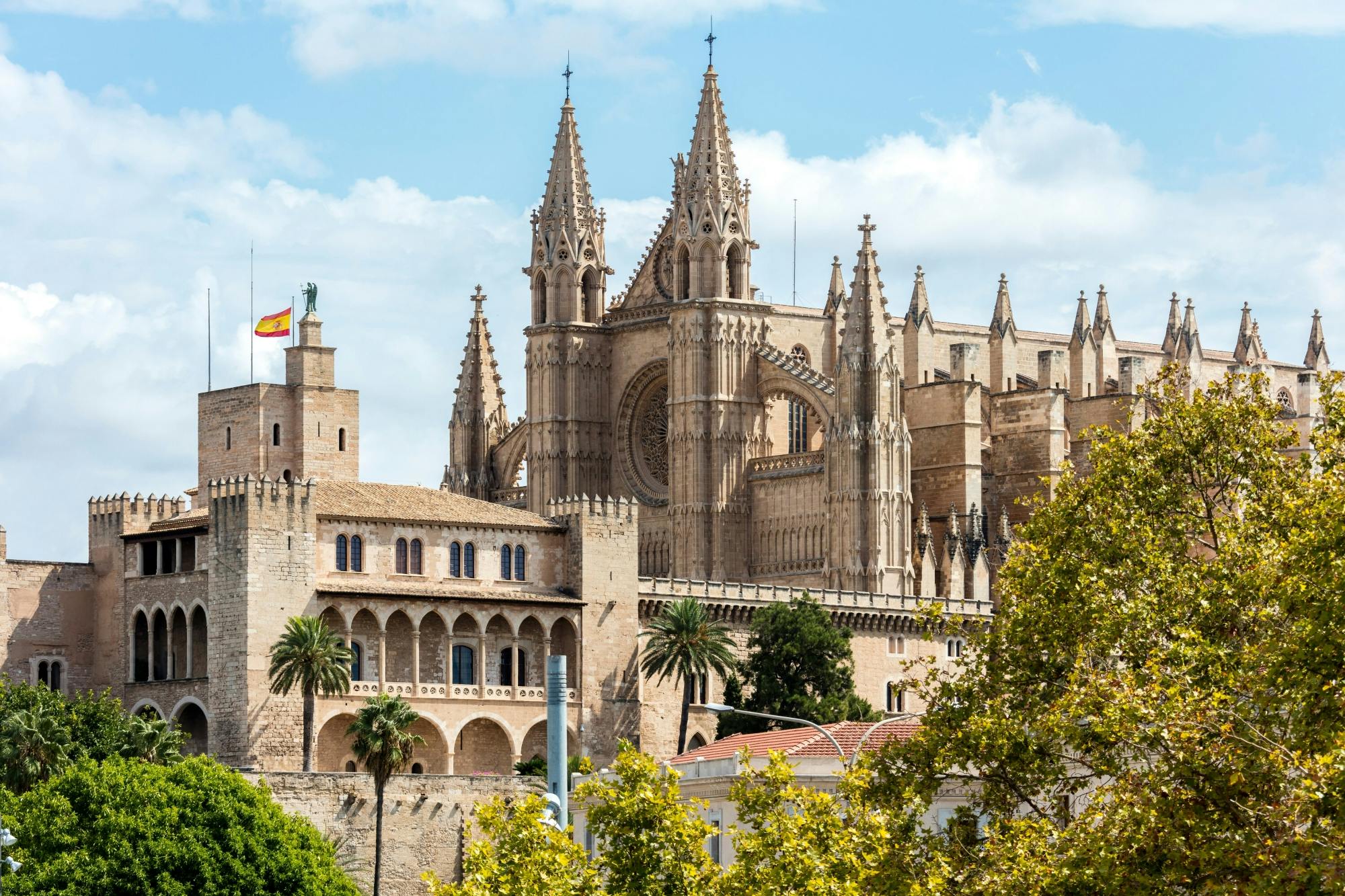 Entrance to Palma Cathedral La Seu