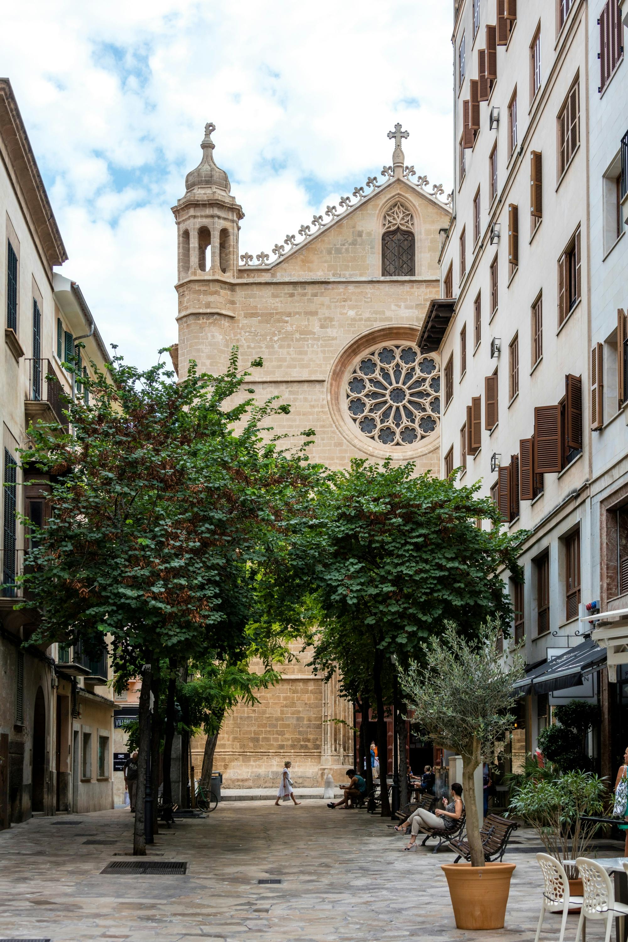 Entrance to Palma Cathedral La Seu