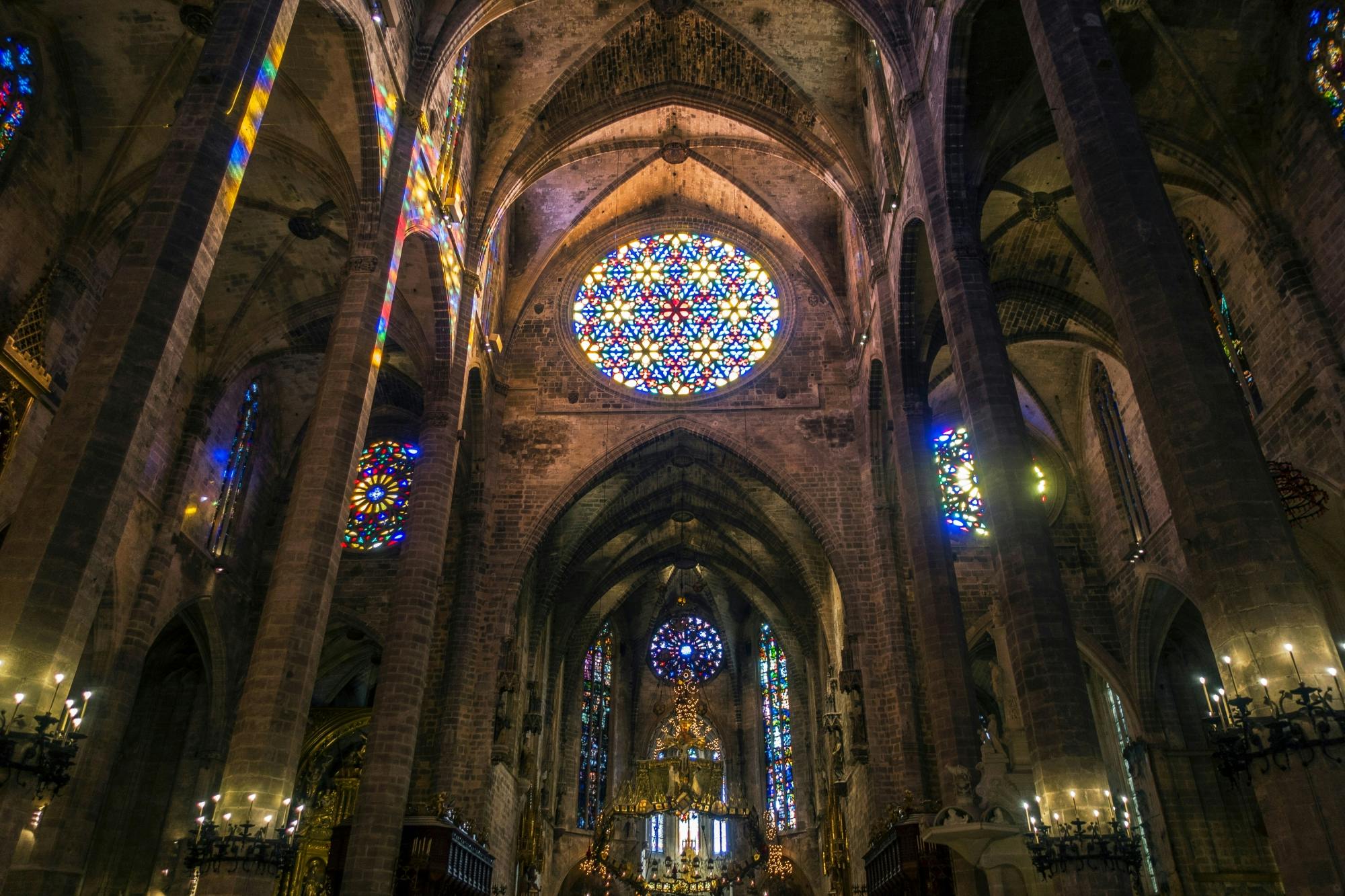 Entrance to Palma Cathedral La Seu