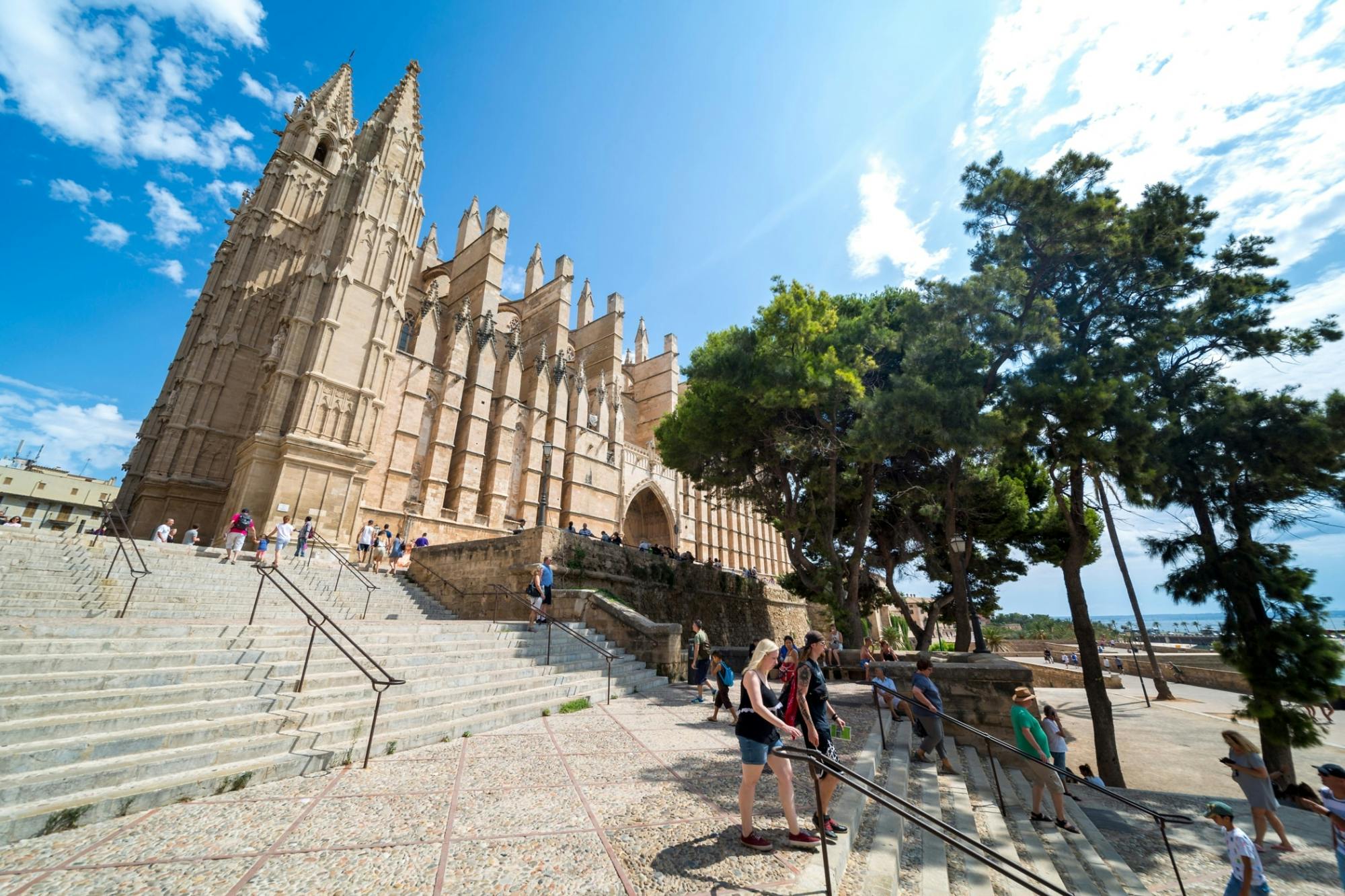 Entrance to Palma Cathedral La Seu