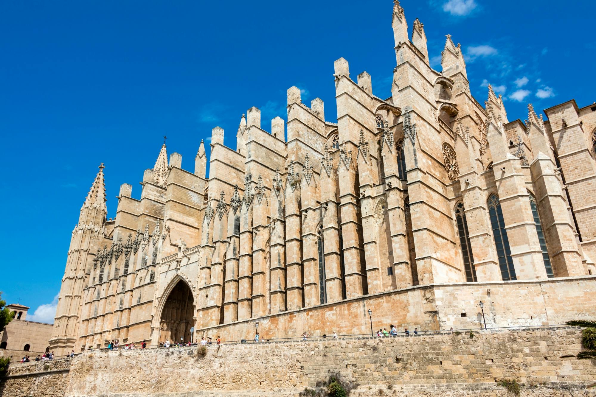 Entrance to Palma Cathedral La Seu