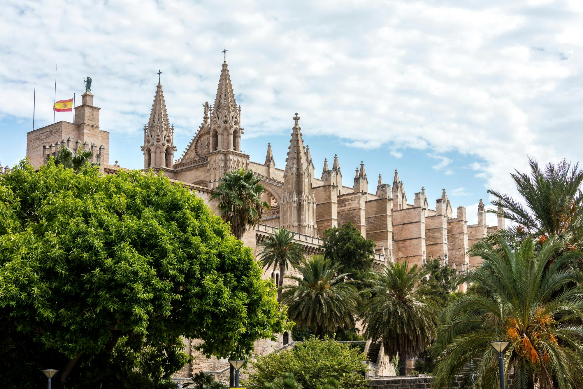 Entrance to Palma Cathedral La Seu