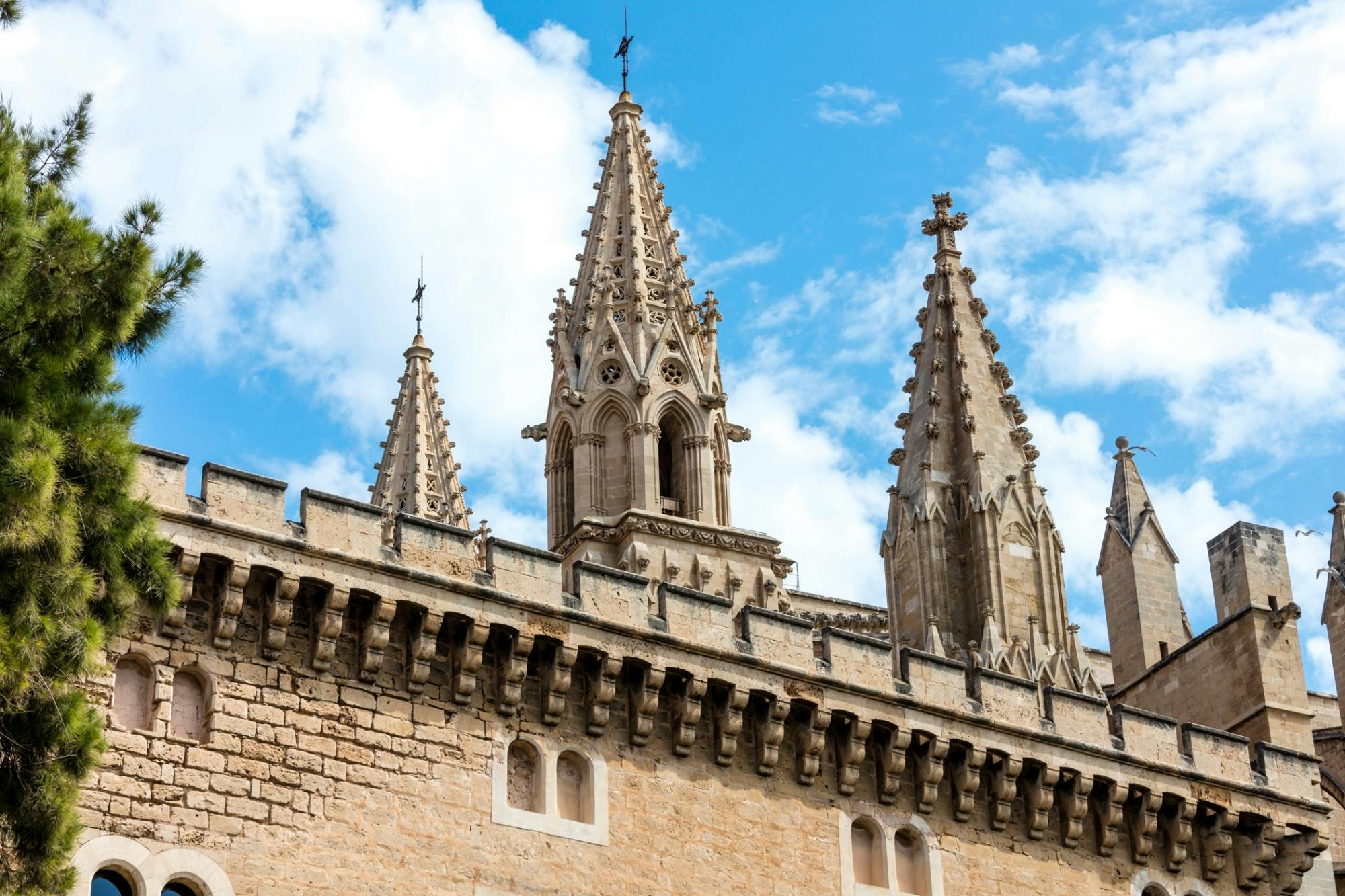Entrance to Palma Cathedral La Seu