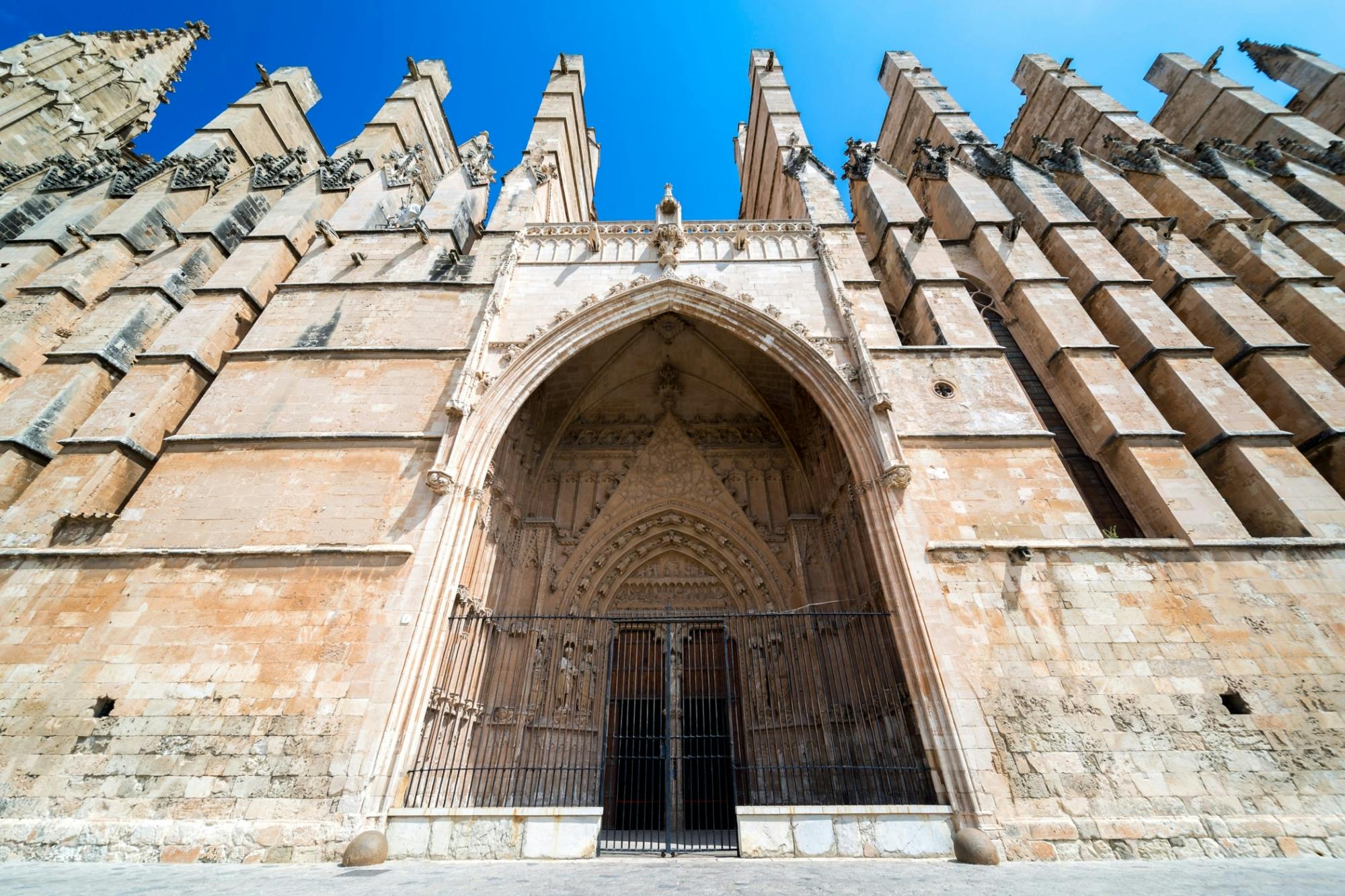 Entrance to Palma Cathedral La Seu