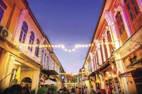 Phuket speedboat island-hopping tour with sunset dinner from Khaolak