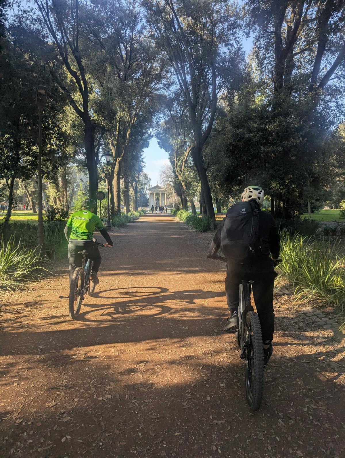 Tour guidato in bicicletta di Villa Borghese