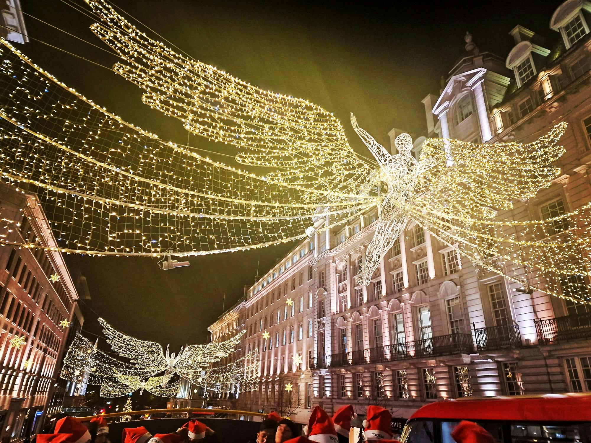 Tootbus London Christmas lights tour