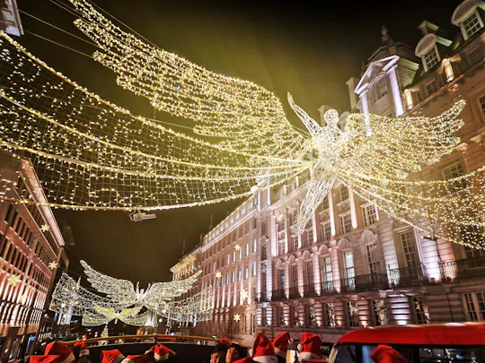 Tour delle luci natalizie di Londra con Tootbus
