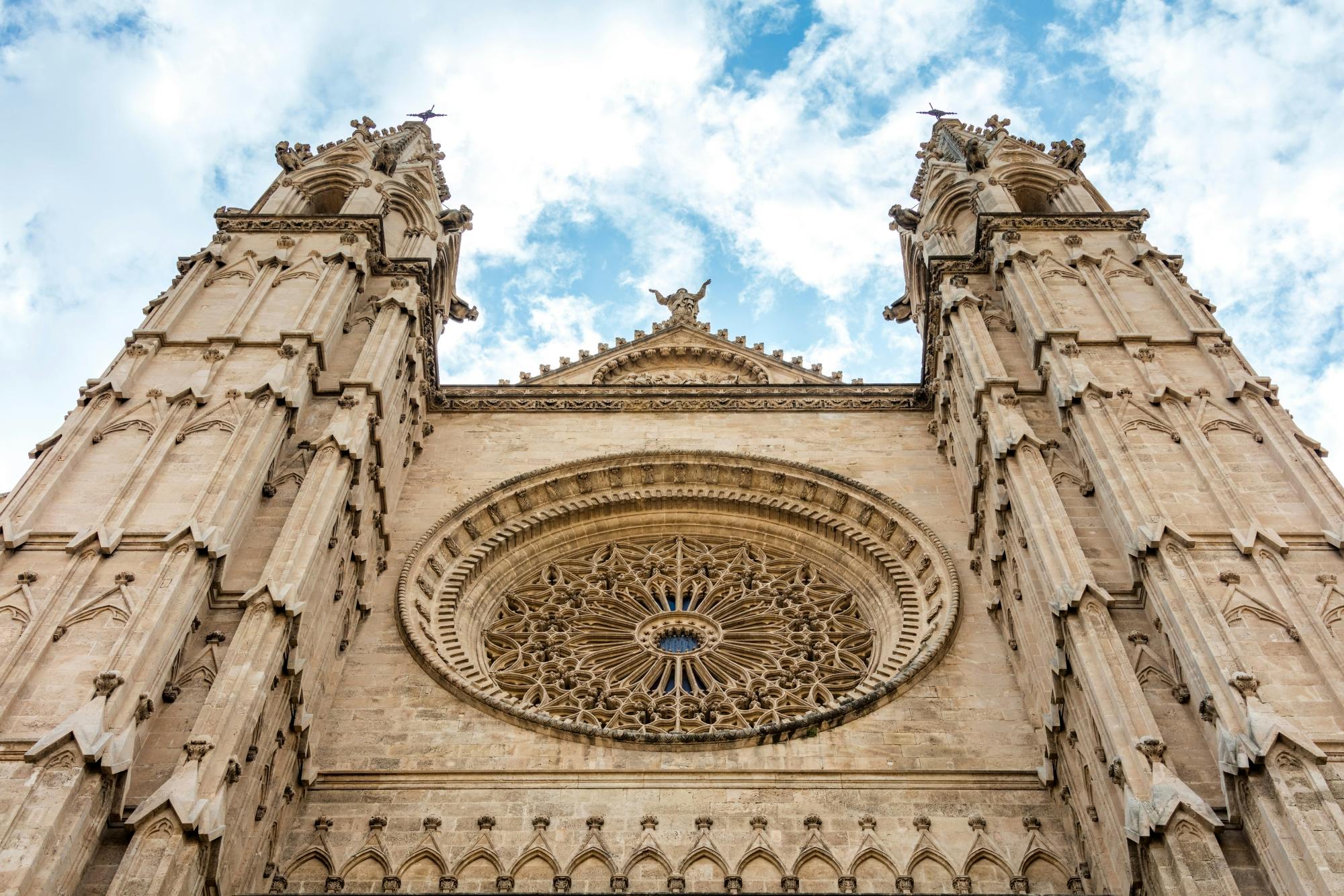 Entrance to Palma Cathedral La Seu