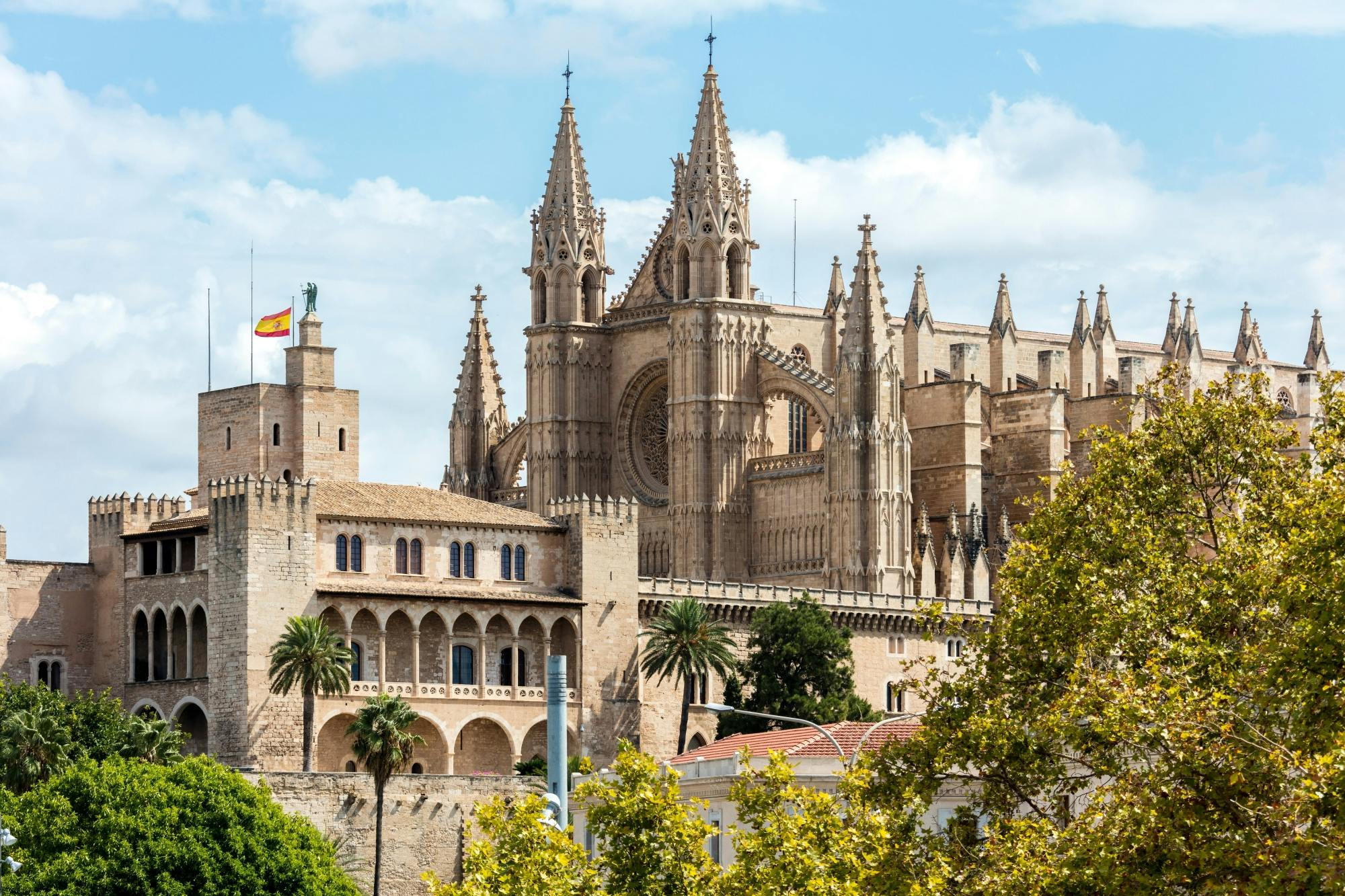 Entrance to Palma Cathedral La Seu