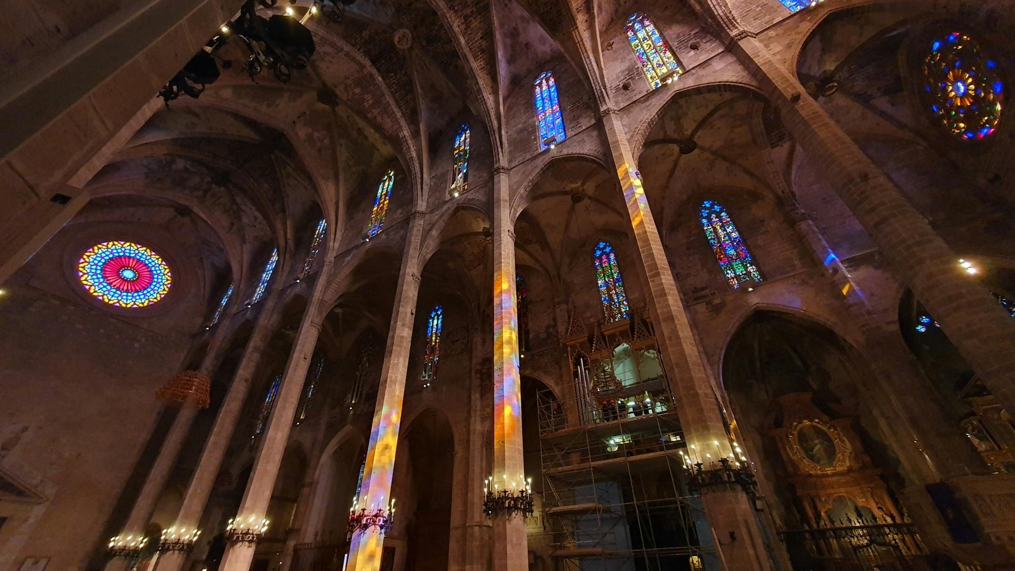 Entrance to Palma Cathedral La Seu