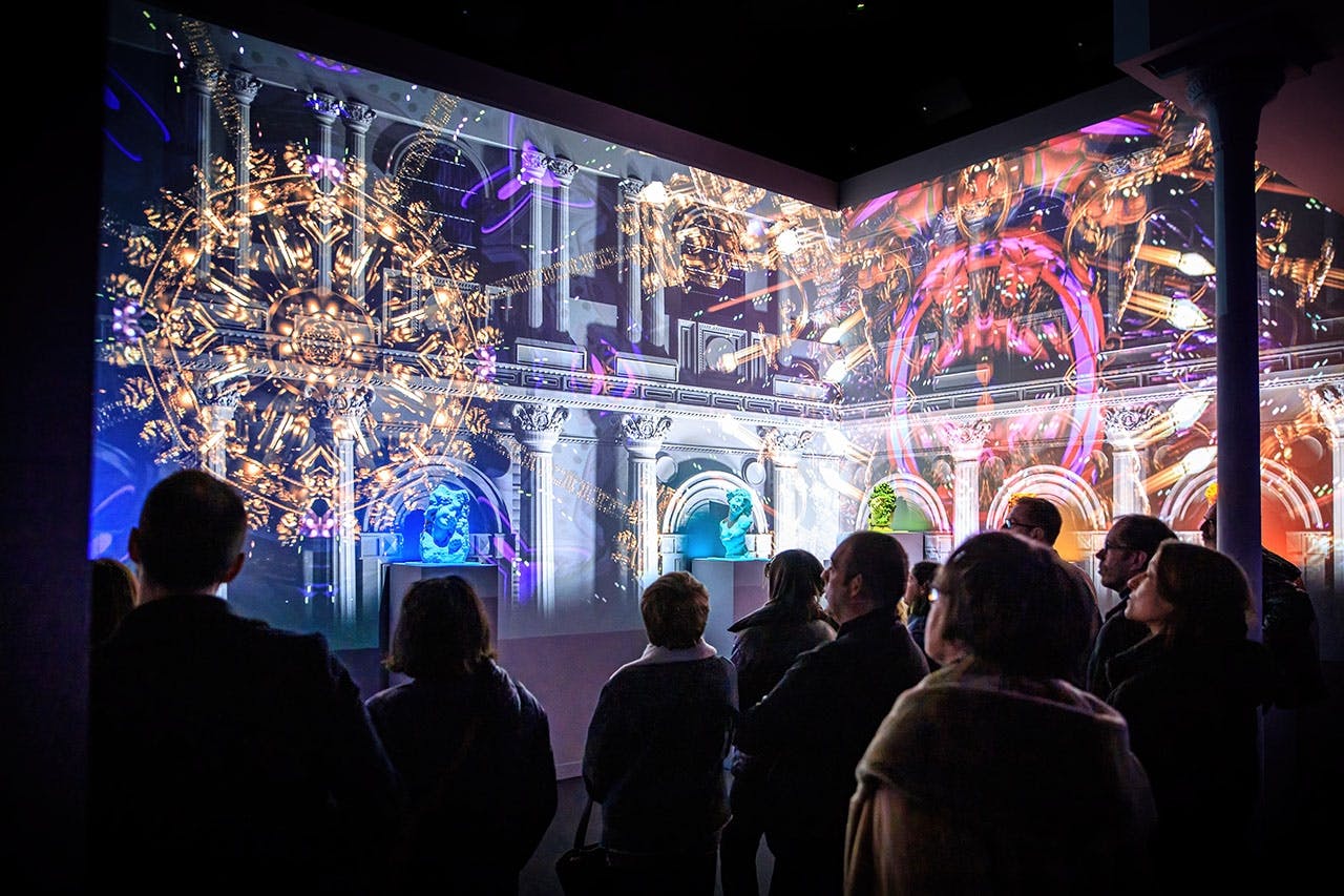 Entrance to Le Hameau Duboeuf vine and wine theme park
