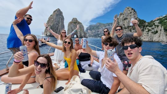 Wspólna wycieczka łodzią po Capri z degustacją limoncello