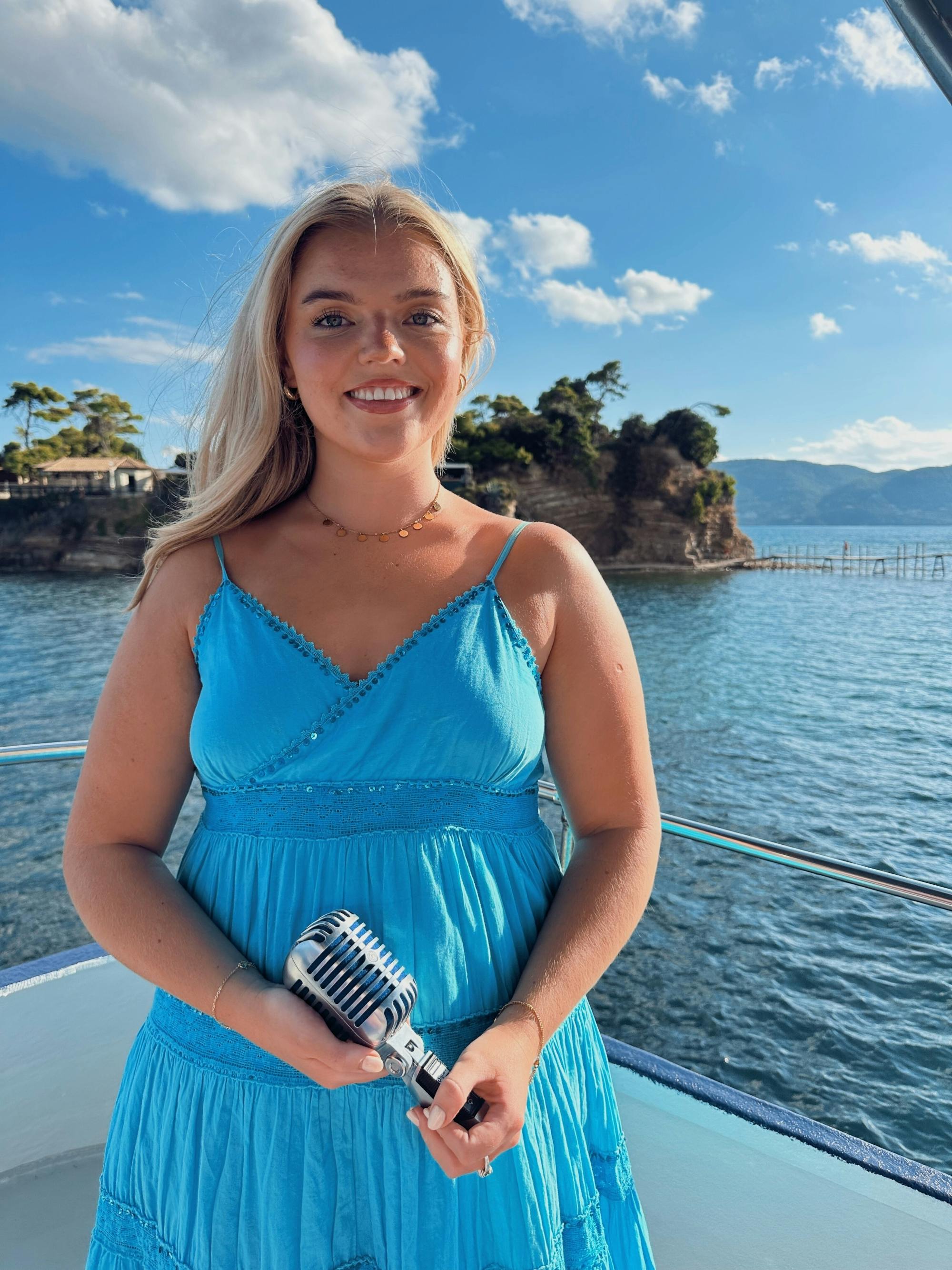 Zante sunset cruise on a traditional Greek boat