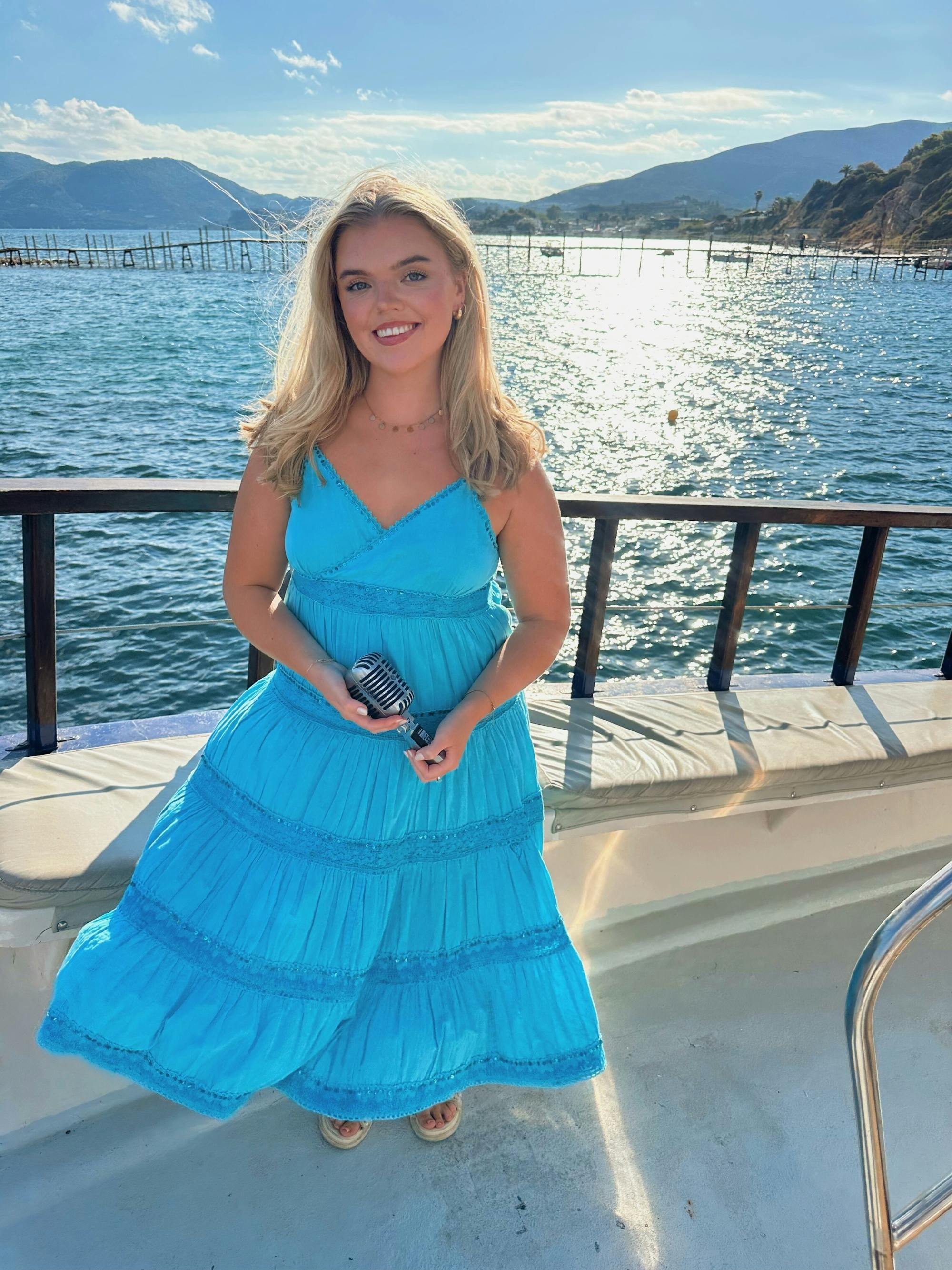 Zante sunset cruise on a traditional Greek boat