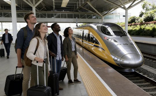 Terracotta Warriors and Chengdu-Xi'an City Wall bullet train trip