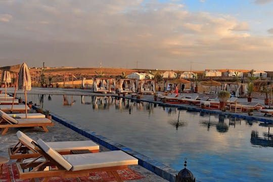 Agafay Desert day pass experience with lunch and pool access