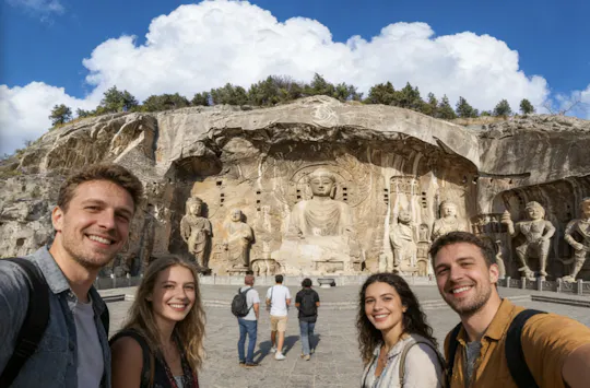 Visita guiada privada de meio dia às grutas de Luoyang Longmen
