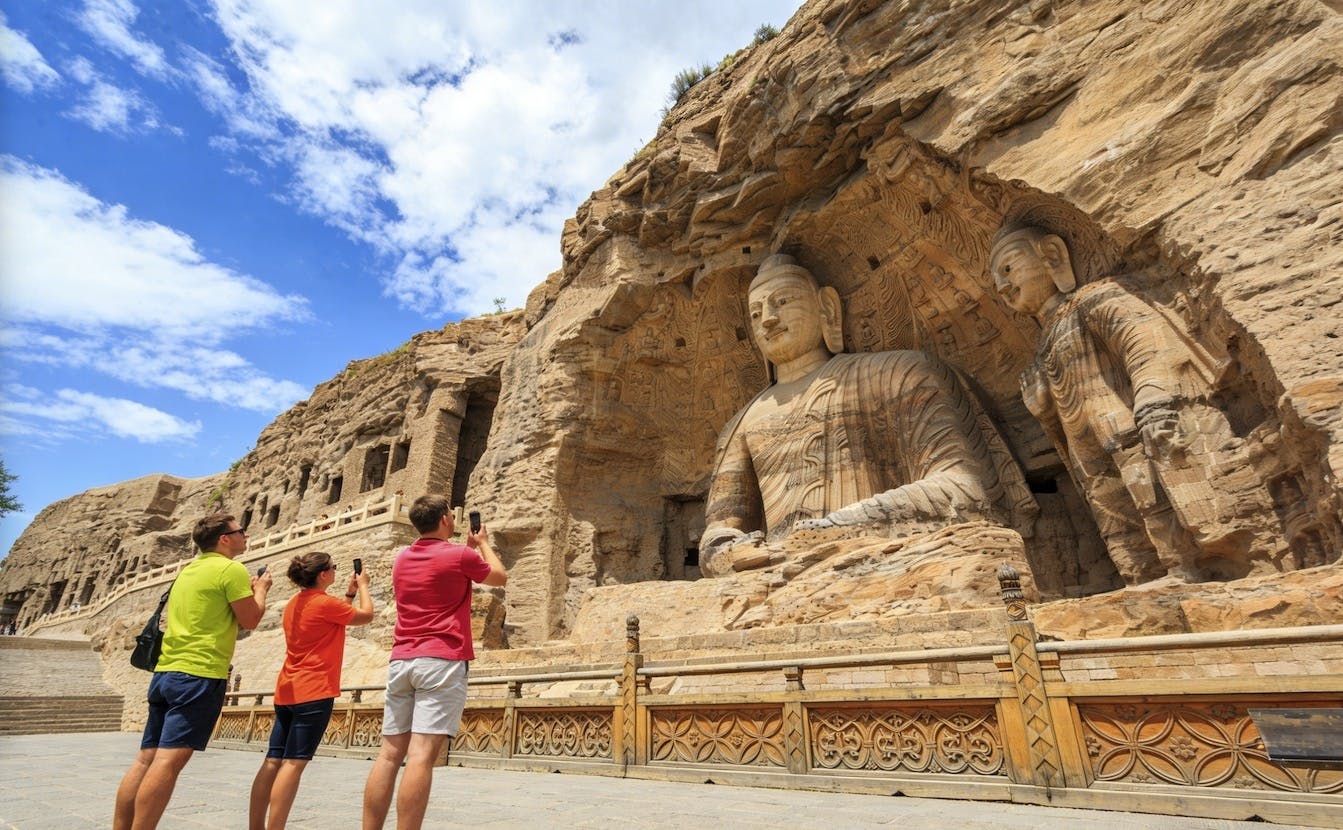 Datong private Tagestour zum Hängenden Tempel und den Yungang-Grotten