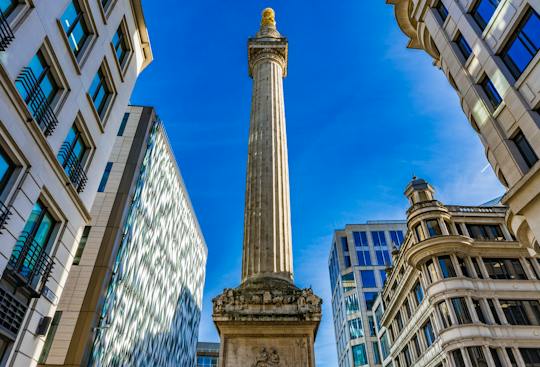 Visite audioguidée du Monument du Grand Incendie de Londres