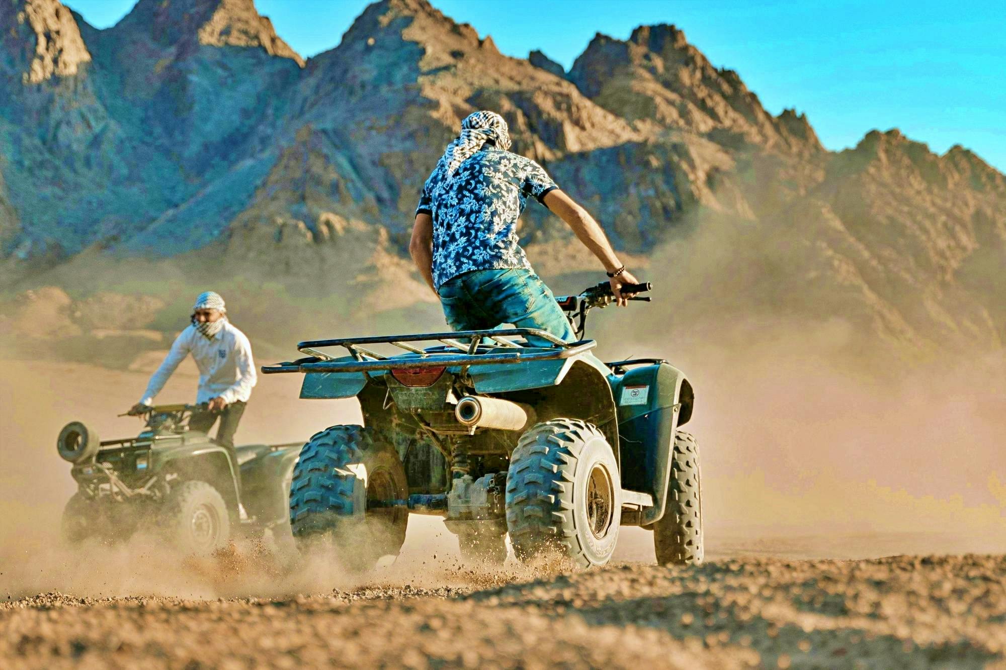 Quad experience in the Sahara with dinner from Sharm El Sheikh