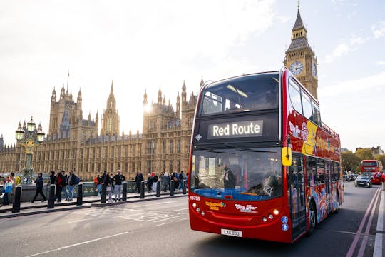 London sightseeing with 2-day Thames boat and 1-day bus tour