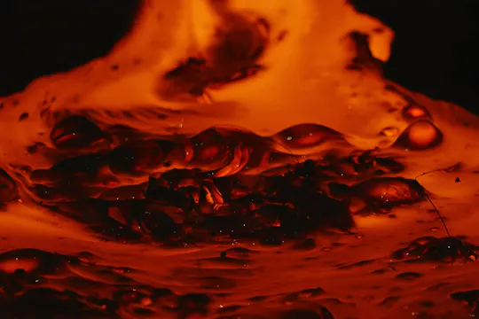 Spettacolo di lava a Vík