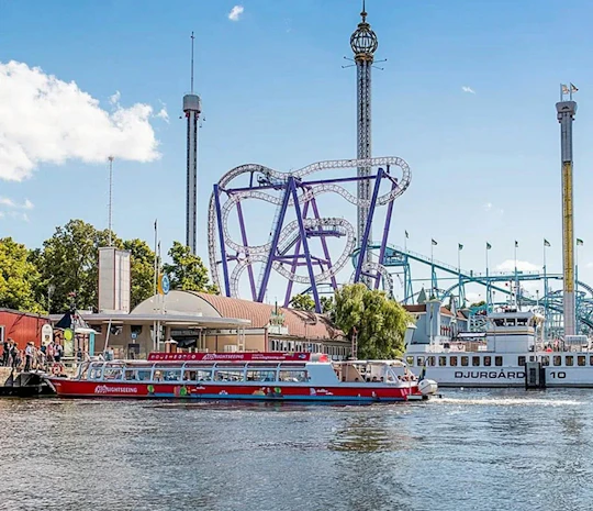 Stockholm 24-hour or 72-hour hop-on hop-off sightseeing boat cruise