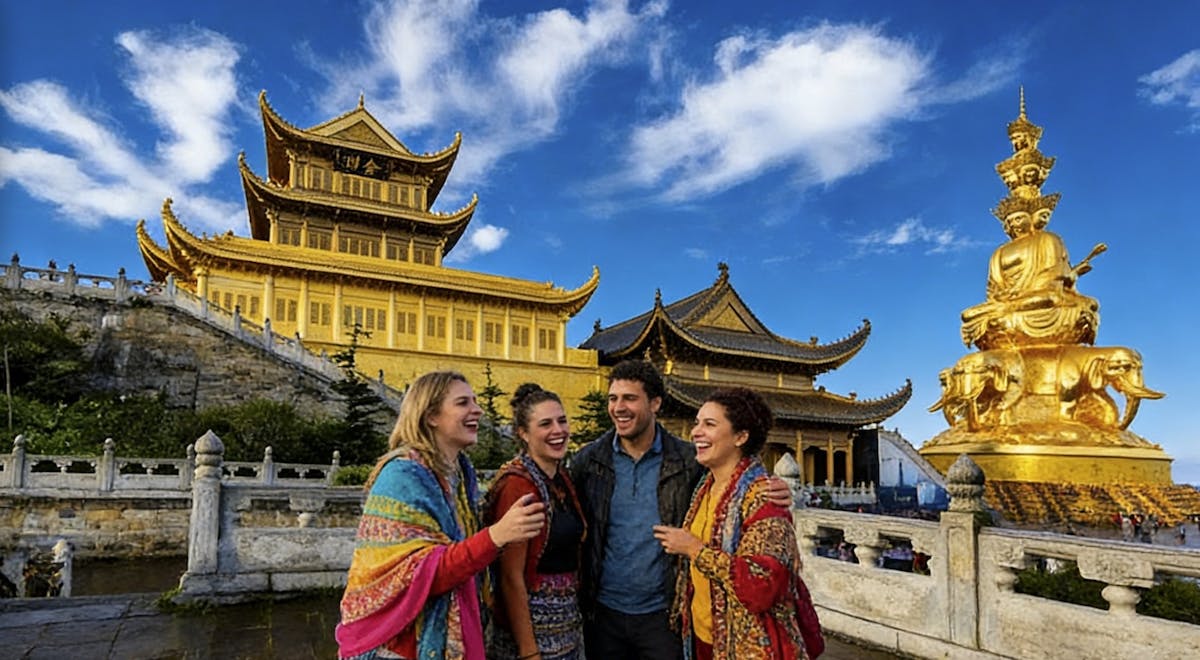 Privétour van Chengdu naar Mount Emei met lunch en kabelbaan