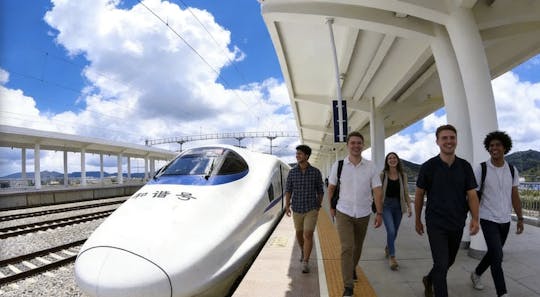 Passeio pelos destaques culturais de Dali em trem de alta velocidade saindo de Kunming