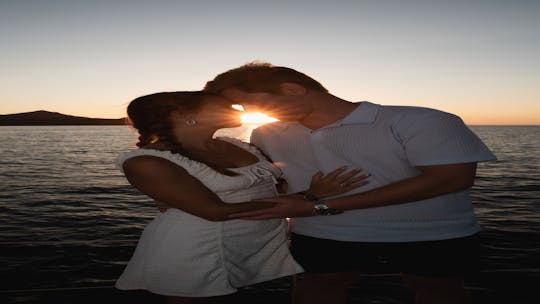 Two-hour private sunset cruise in Milos