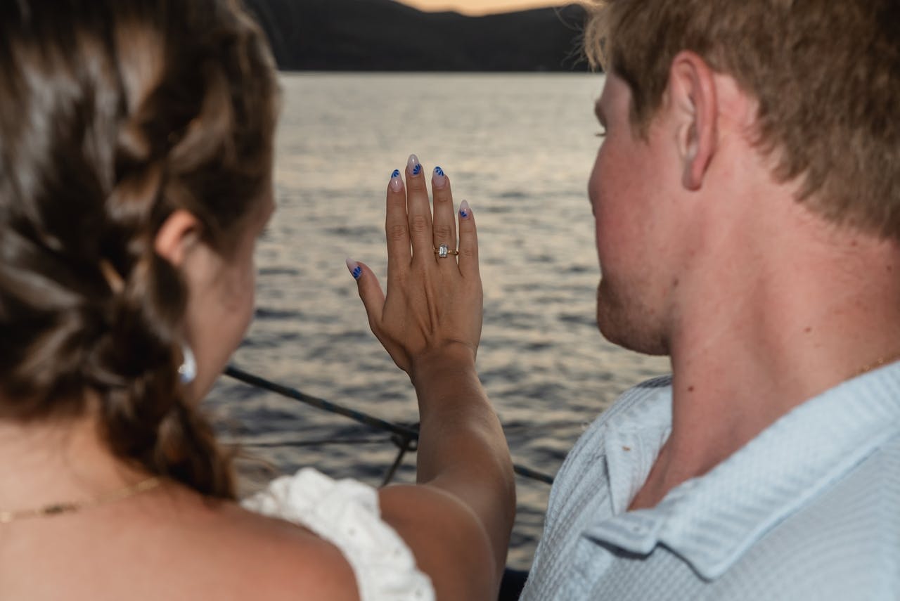 Two-hour private sunset cruise in Milos