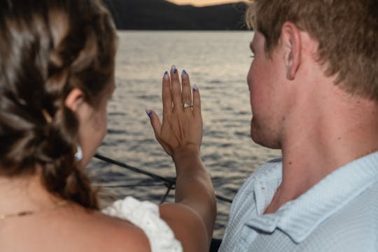 Two-hour private sunset cruise in Milos