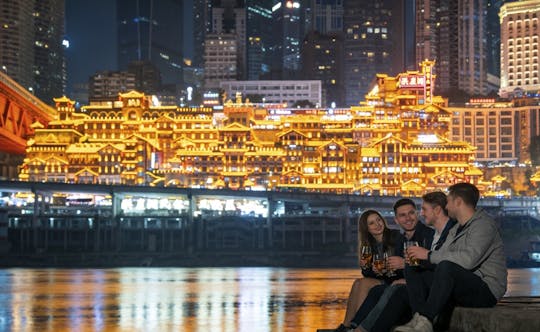 Enchanting Chongqing night illumination private tour