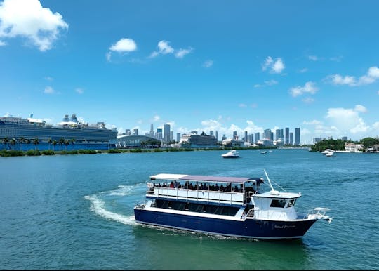 Biscayne Bay millionaire's row sightseeing boat tour